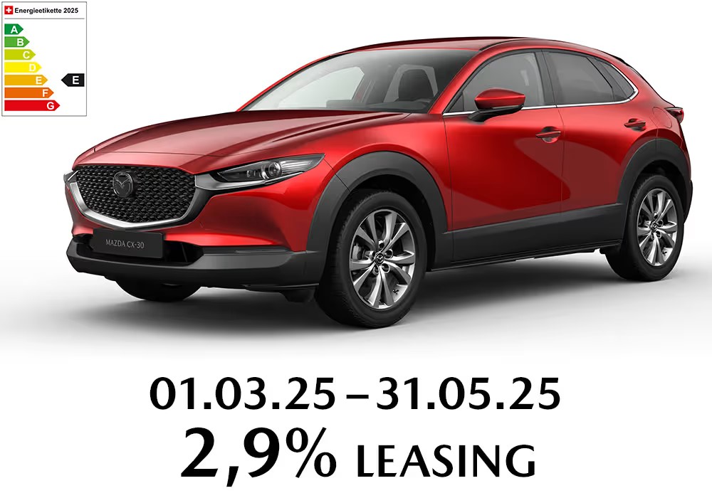 2,9%-LEASING, AB CHF 299.- / MONAT