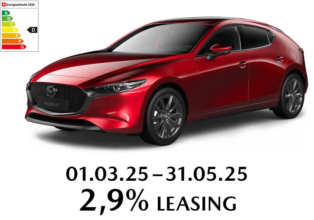 2,9%-LEASING, AB CHF 249.- / MONAT